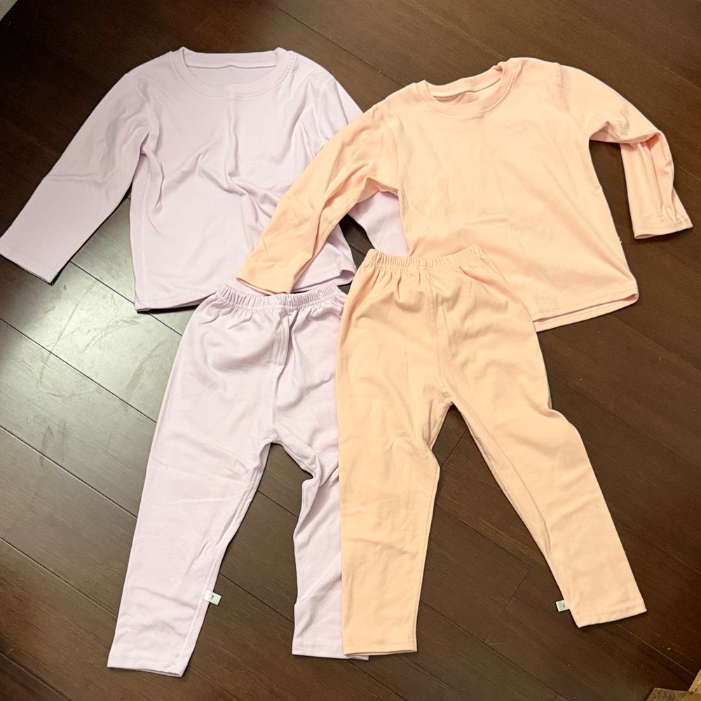 Set of 5 Toddler Thermals Long Sleeve & Pants Set